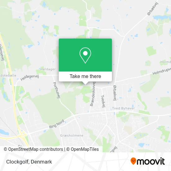 Clockgolf map