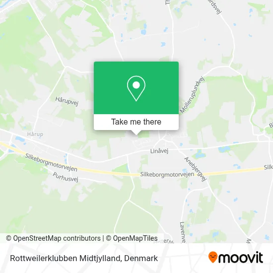 Rottweilerklubben Midtjylland map