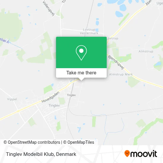 Tinglev Modelbil Klub map