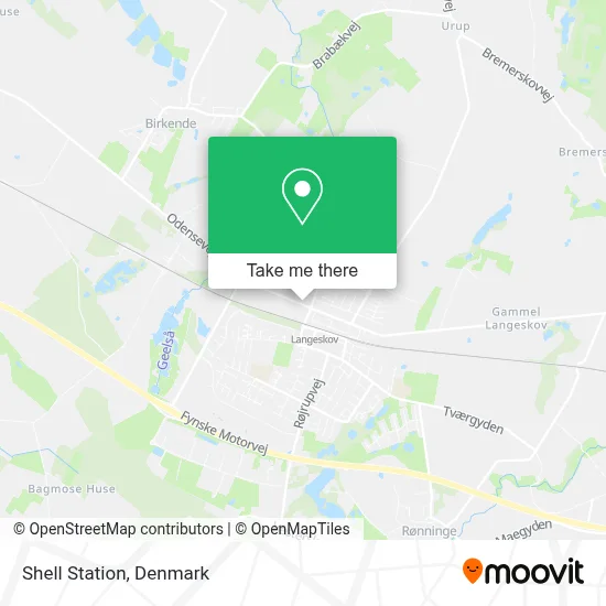 Shell Station map