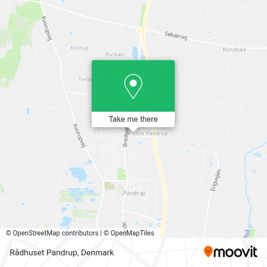 Rådhuset Pandrup map
