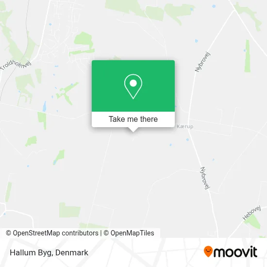Hallum Byg map
