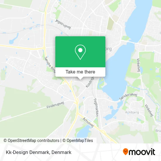 Kk-Design Denmark map