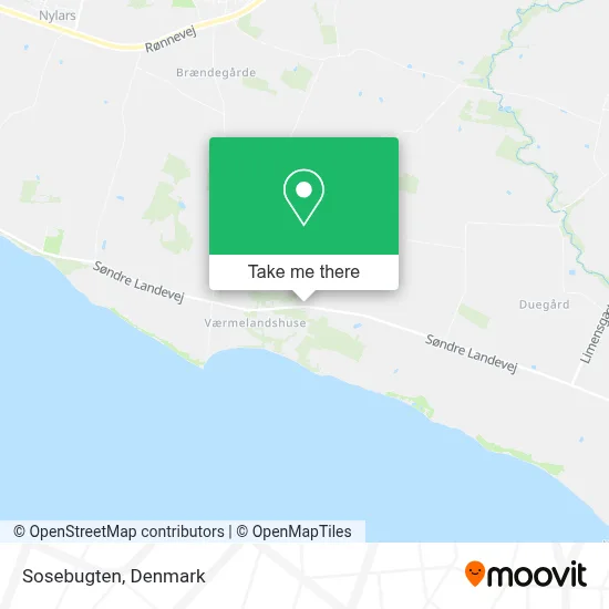 Sosebugten map
