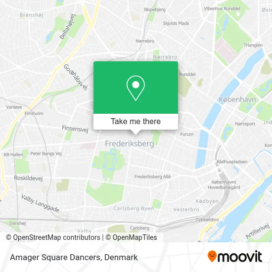 Amager Square Dancers map