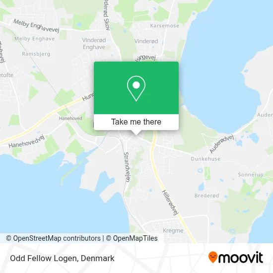 Odd Fellow Logen map