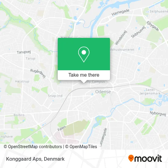 Konggaard Aps map