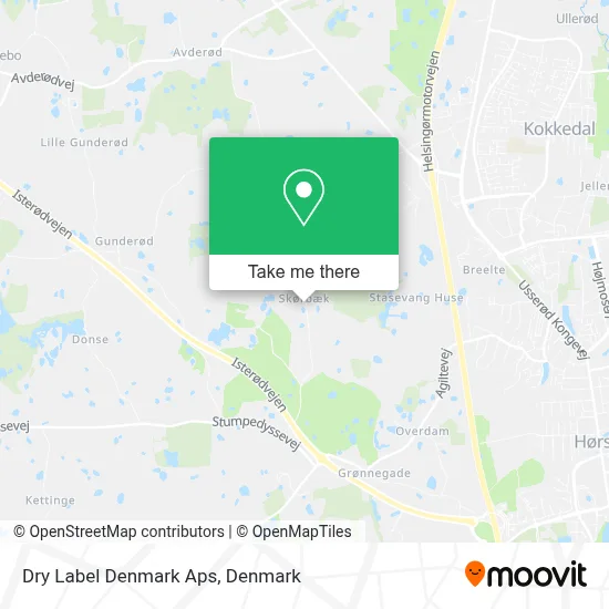Dry Label Denmark Aps map