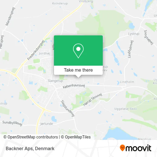 Backner Aps map