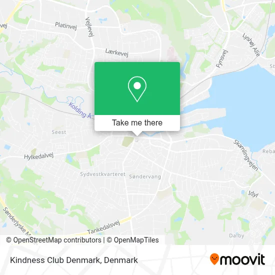 Kindness Club Denmark map