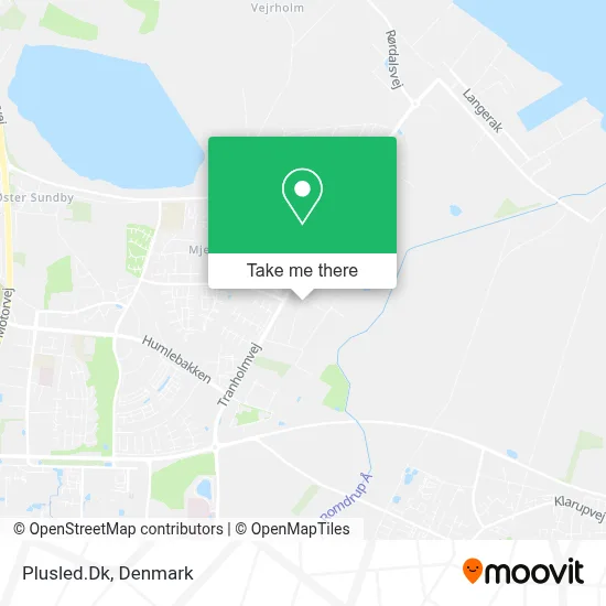 Plusled.Dk map