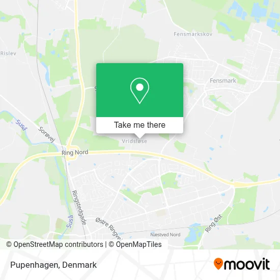 Pupenhagen map
