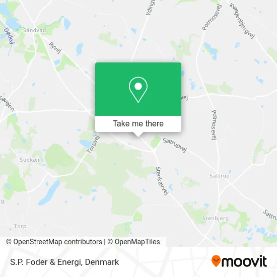 S.P. Foder & Energi map