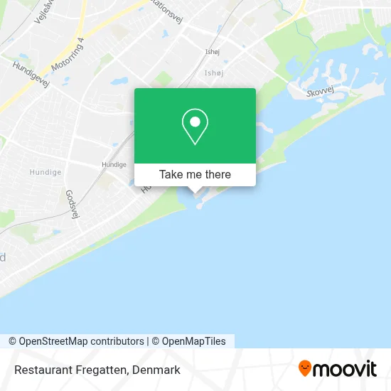 Restaurant Fregatten map