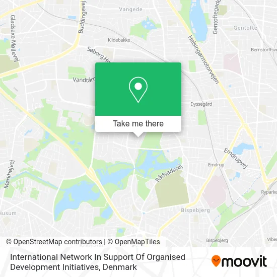 International Network In Support Of Organised Development Initiatives map