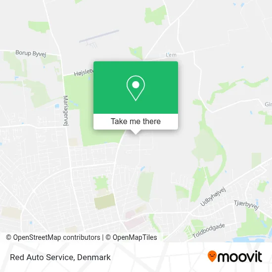 Red Auto Service map