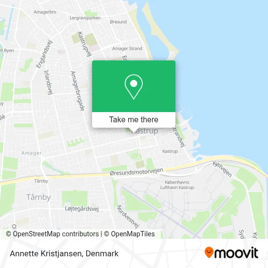 Annette Kristjansen map