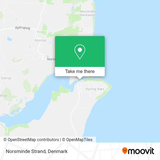 Norsminde Strand map