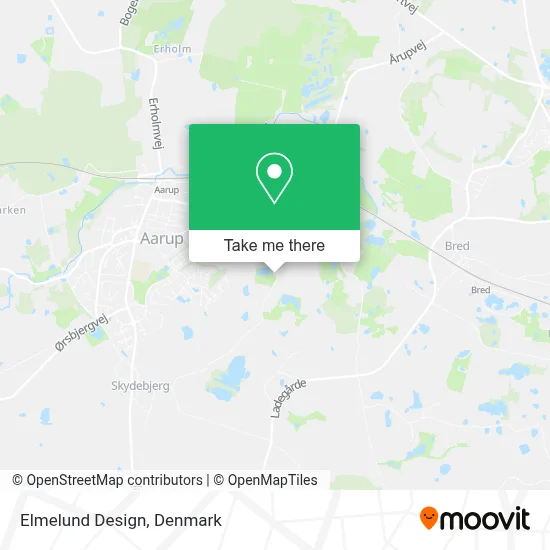 Elmelund Design map