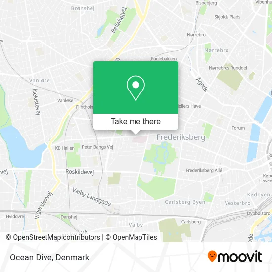 Ocean Dive map