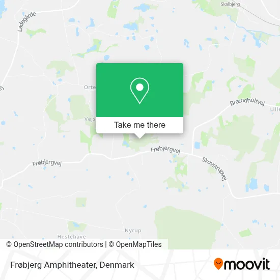 Frøbjerg Amphitheater map