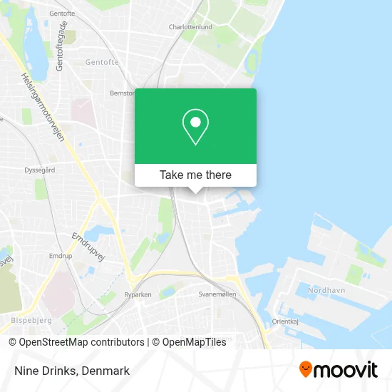 Nine Drinks map