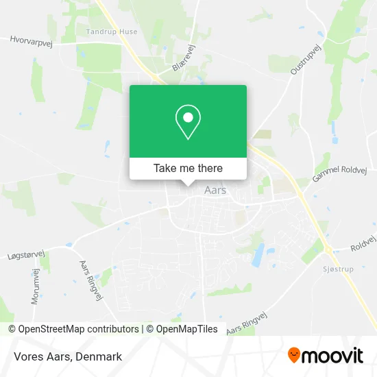 Vores Aars map