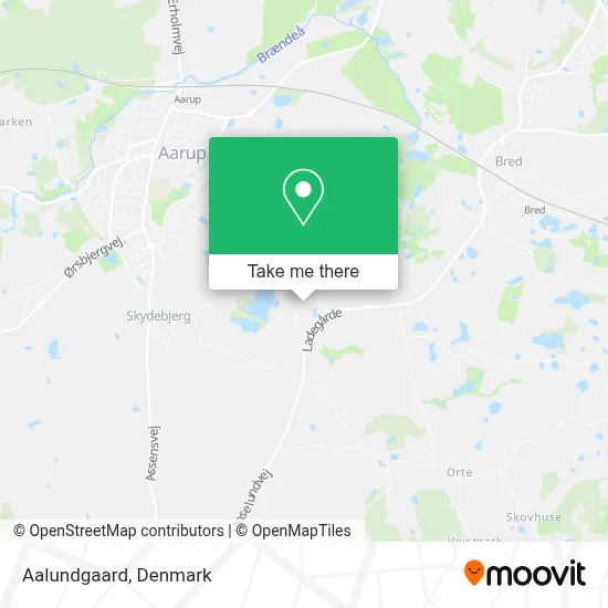 Aalundgaard map