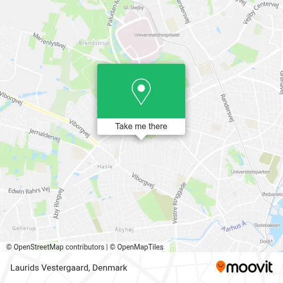 Laurids Vestergaard map