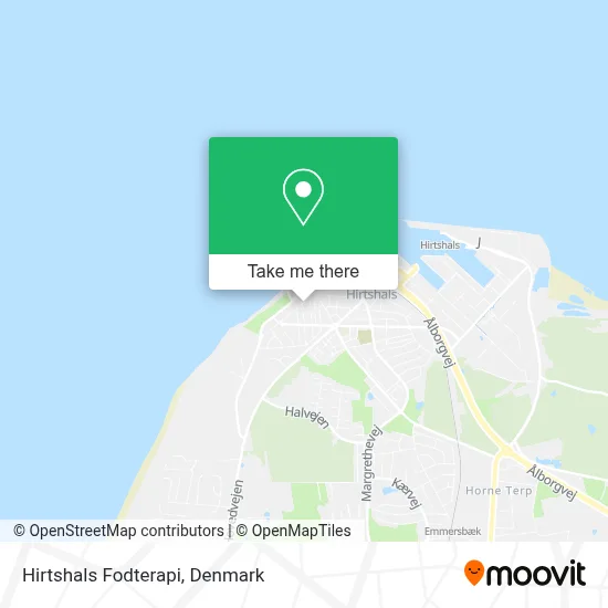 Hirtshals Fodterapi map