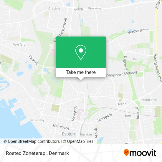 Rosted Zoneterapi map