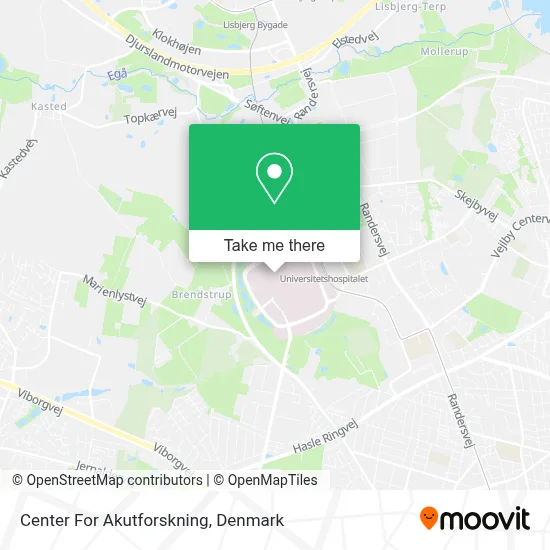 Center For Akutforskning map