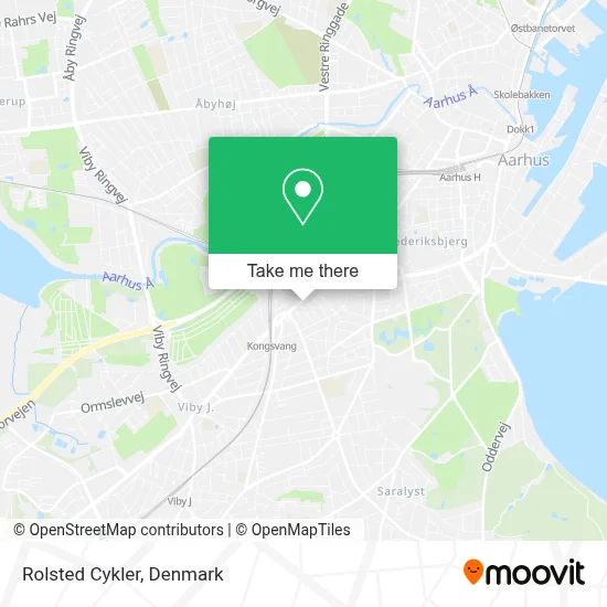 Rolsted Cykler map