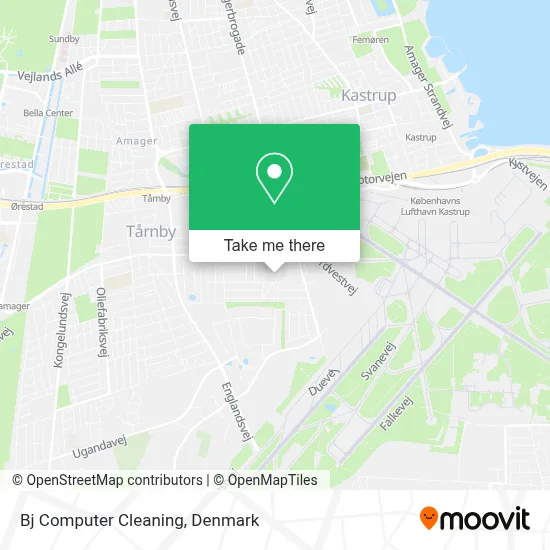 Bj Computer Cleaning map