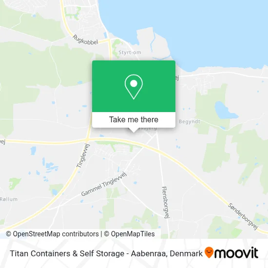 Titan Containers & Self Storage - Aabenraa map