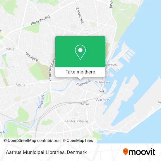 Aarhus Municipal Libraries map