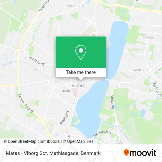 Matas - Viborg Sct. Mathiasgade map