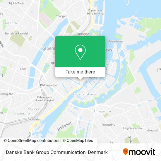Danske Bank Group Communication map