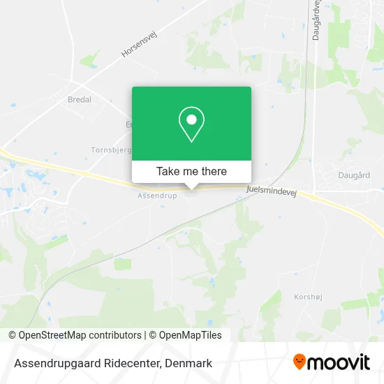 Assendrupgaard Ridecenter map
