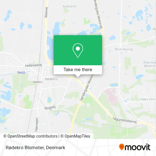 Rødekro Blomster map