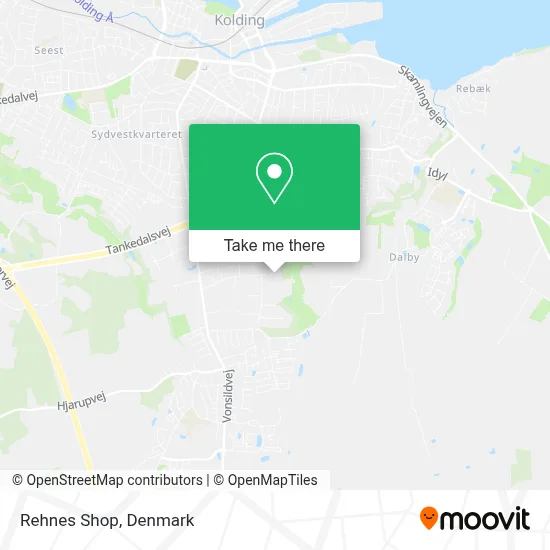 Rehnes Shop map