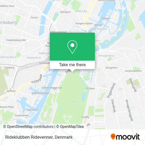 Rideklubben Ridevenner map