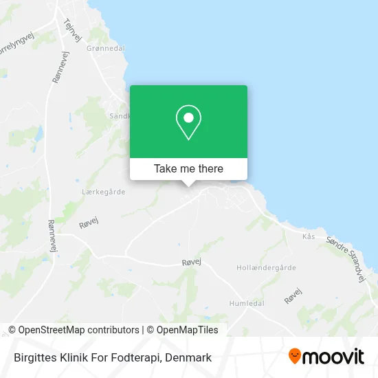 Birgittes Klinik For Fodterapi map
