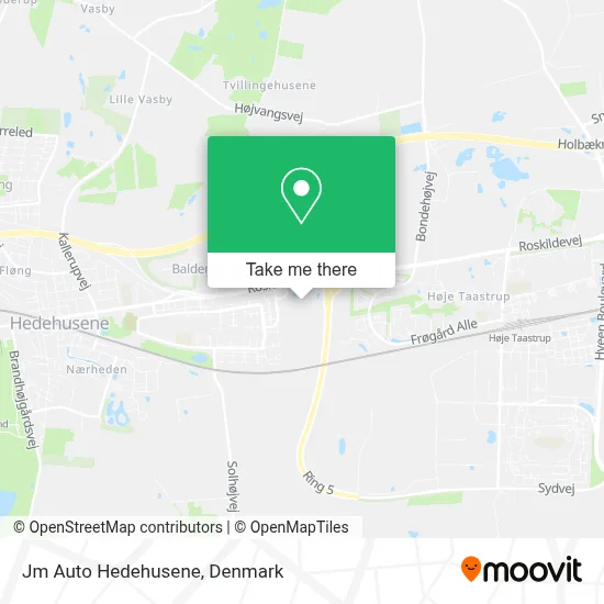 Jm Auto Hedehusene map