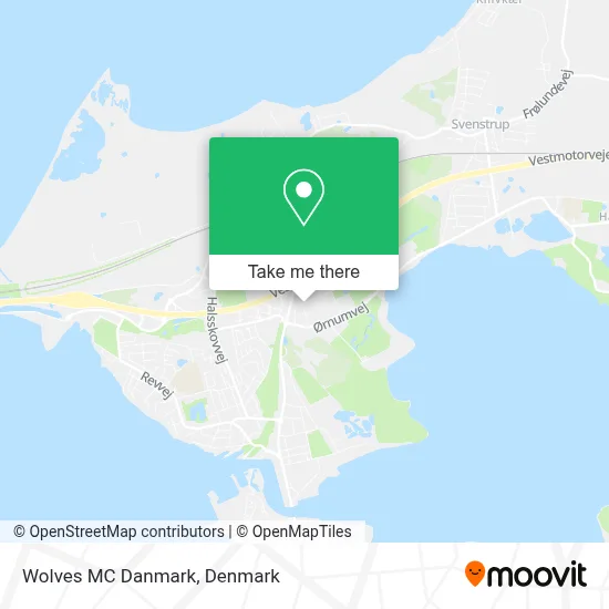 Wolves MC Danmark map
