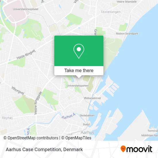 Aarhus Case Competition map