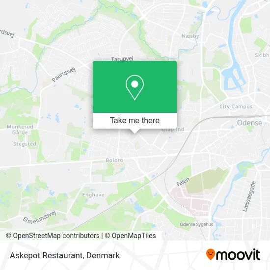 Askepot Restaurant map