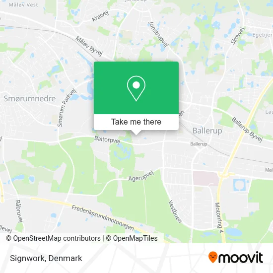 Signwork map
