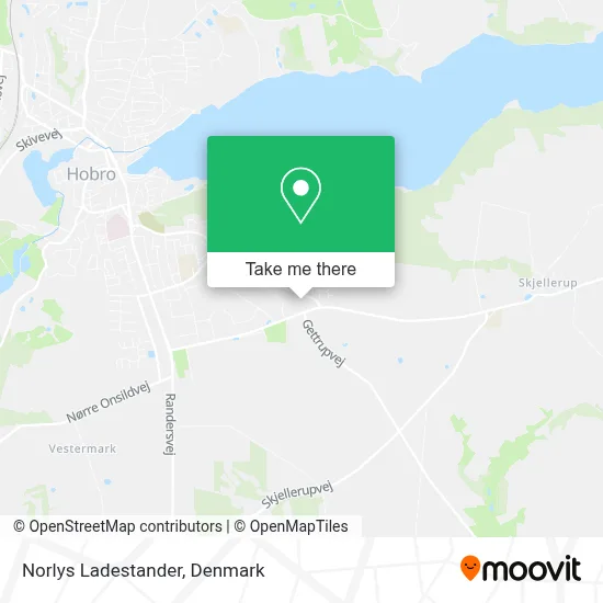 Norlys Ladestander map