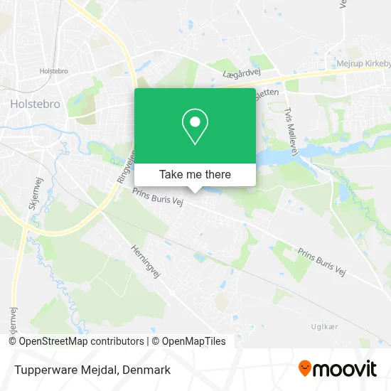 Tupperware Mejdal map
